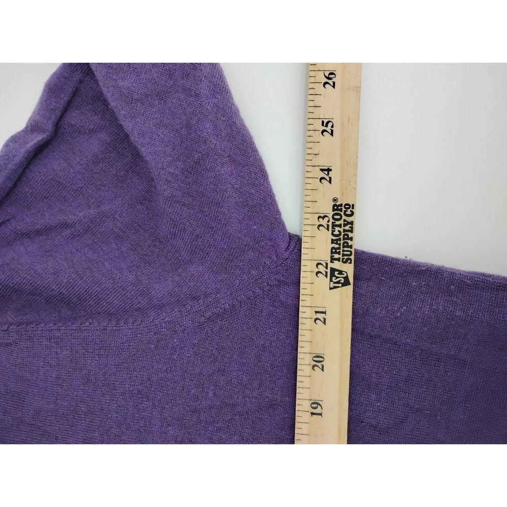 Jos A. Bank Men's Traveler 100% Wool 1/4 Zip Pullover Sweater purple XXL